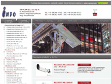 Tablet Screenshot of infocam.com.pl